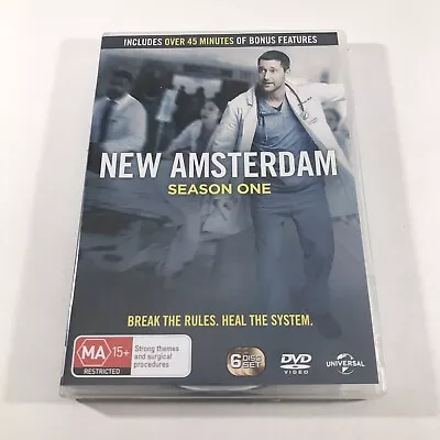 New Amsterdam Season One DVD Region 4 PAL TV Series 6 Disc Set Ryan Eggold • $10