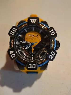 Invicta Marvel X-men Wolverine Men's Watch - 52mm Blue Yellow • $100