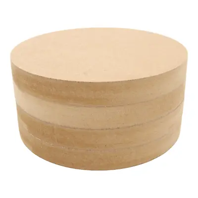 Wooden Circle MDF Craft Shape Disk Blanks 100mm To 300mm Diameter Cake Drum • £3.08