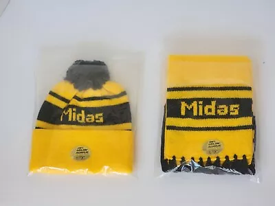 Vintage 1970s Midas Muffler Winter Hat Beanie & Scarf Made In USA • $12.99