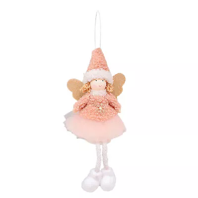 Christmas Pendant Fluffy Hat Creative Hanging Angel Xmas Tree Pendant Decorative • $8.54