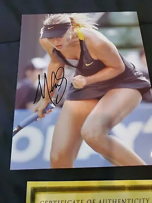 Maria Sharapova Autographed Tennis 8x10 Photo W/coa • $75