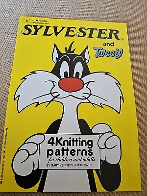 Sylvester & Tweety - Intarsia 4 Knitting Patterns By Gary Kennedy • £5