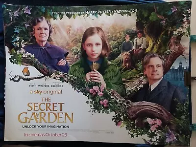 The Secret Garden  Colin Firth Rare Sky Tv Original Quad Cinema Poster • £14.99