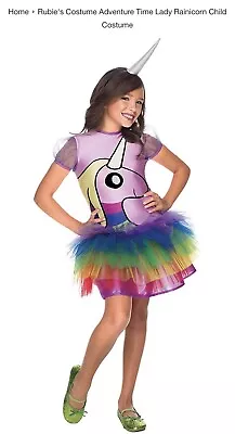 $45 • Buy Adventure Time Lady Rainicorn Child Halloween Costume Size Large Child Rubies