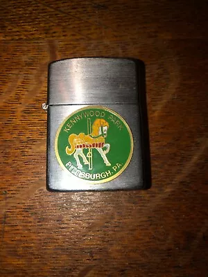 Vintage KENNYWOOD PARK Pittsburgh PA Souvenir Cigarette Lighter Nesor-Japan • $34.95