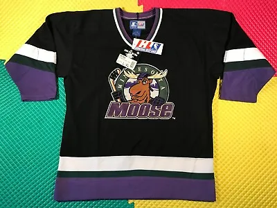 Minnesota Moose IHL Starter Sewn Hockey Jersey Youth Size L/XL New With Tags • $89.99