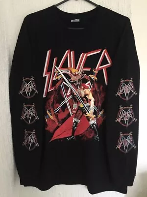 Slayer Long Sleeve XXL Shirt Sarcofago Exodus Vio-lence Venom Kreator Sepultura • $35