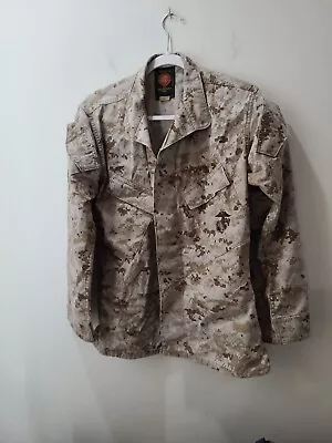 US Marine Issue USMC Desert MARPAT Camo Blouse Jacket Small-Short EA Industies • $14.99