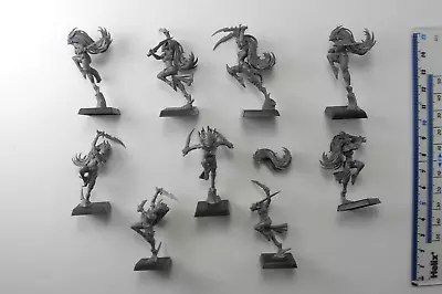 9 WITCH AELVES Plastic Dark Elf Elves Daughters Of Khaine Army Warhammer 67 • £3.99