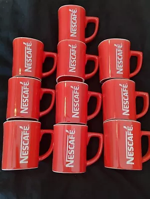 6 Nescafe Red Cup Mug Coffee Latte Collectible Classic Gift 8 Oz Holiday  • $69.99