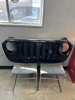 2018-2023 Jeep Wrangler/Gladiator Rubicon JL JT OEM Front Grille Black PX8 • $325