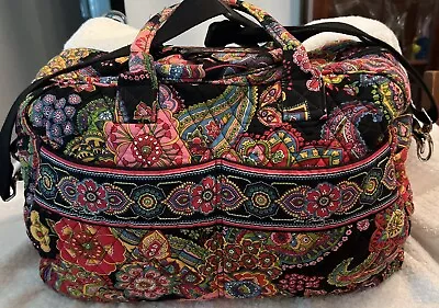 VERA BRADLEY Symphony In Hue Grand Traveler Weekend Getaway Bag   Retired • $45