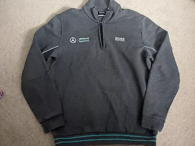 Mercedes  F1 1/4 Zip Fleece - Team Issue - Medium • £44.99