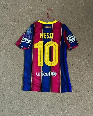 Barcelona 2020/21  MESSI 10  UCL Jersey • $65