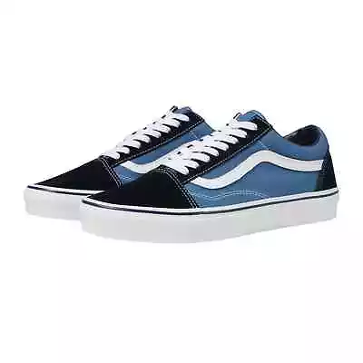 Vans Ward Mens Size 10 Skate Shoes Navy Suede Canvas Lace Up Fashion Sneakers • $49.25