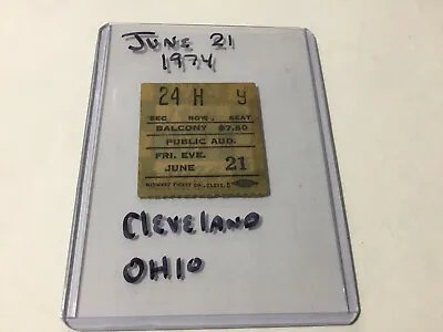 ELVIS June 21 1974 Cleveland Ohio Concert Ticket Stub • $213.64