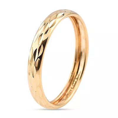 TJC 9ct Yellow Gold Wedding Band Ring Hallmarked Men's Women Solid Gold Size K-U • £68.99