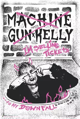 Machine Gun Kelly - Downfall Laminated Poster - 24.5  X 36.5  • $20.49