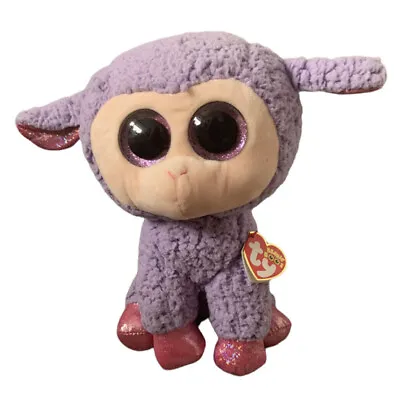 £22.95 • Buy RARE TY Beanie Boo Buddy Lavender The Purple Lamb With Tags 9” Plush