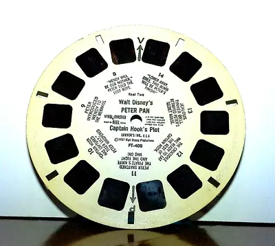 Sawyer's Vintage View-master Reel - Walt Disney's Peter Pan Reel #2 • $2.99