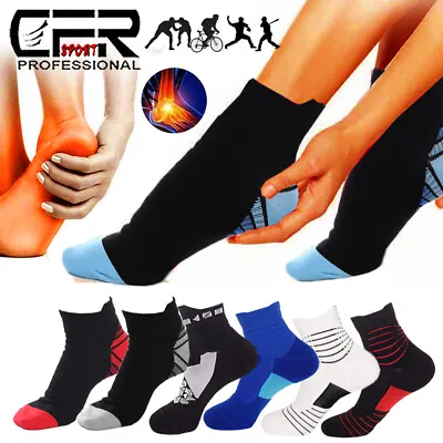 £4.09 • Buy Compression Socks Plantar Fasciitis Foot Heel Ankle Arch Support Pain Men Women