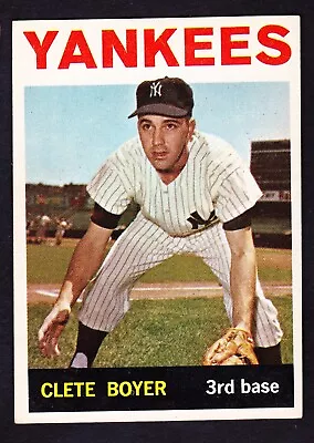 1964 Topps #69 Clete Boyer Yankees • $8