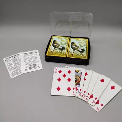 Vintage Congress Set Of 2 Complete Decks Canasta Birds Playing Cards 108 Cards • $16.99