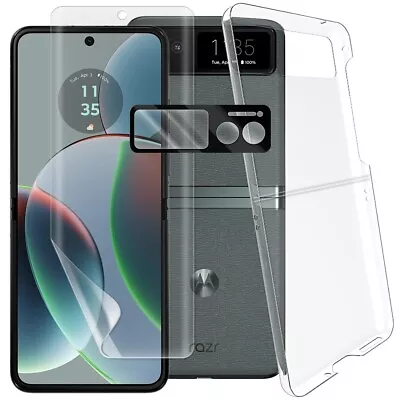 Anti-Strike Soft Screen Protector Film Camera Lens PC Cover F Motorola Razr 2023 • $31.57