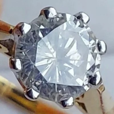 £799.99 • Buy 18Ct Gold Solitaire Diamond 0.50Ct Dress Engagement Ring Size P Hallmarked