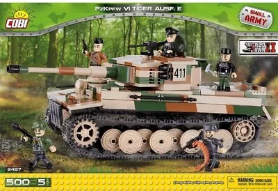 Cobi WW2 2487 - PzKpfw VI Tiger Ausführung E - NEW. No Box No Instructions.  • $100