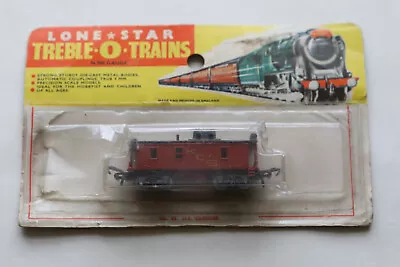 Lone Star Treble-O-Trains Diecast OOO Gauge No83 US Caboose KCS Red. • £8.99