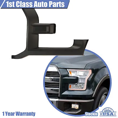 Front Driver Side Grille Headlight  Trim Molding For 2017-18 Ford F-150 Raptor • $71