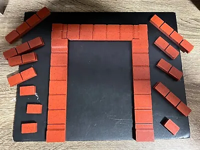 O Scale Tunnel Portal Kit - Create Your Own Shapes And Sizes - Red Cement • $19.95