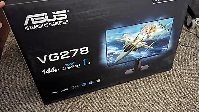 ASUS VG278Q 27  Full HD TN LED FreeSync Gaming Monitor - Black • $39.99