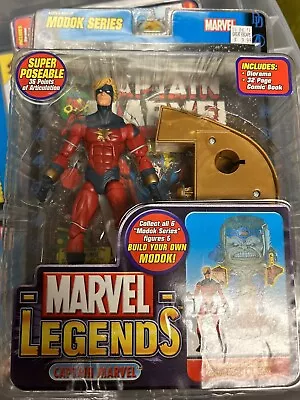 Marvel Legends Captain Marvel Modok Series Baf Packaging Not Mint Toy Biz Toybiz • $15