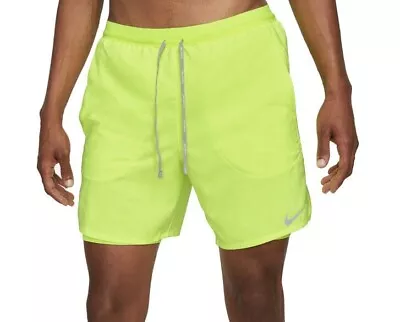 Nike Flex Stride Volt Yellow Running Shorts 7” Inch Mens Size S CJ5471-702 NWT • $39.99