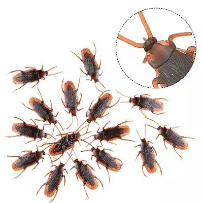 Realistic Prank Cockroach Toy Great For Halloween Tricks 5pcs Or 10pcs • £4.92