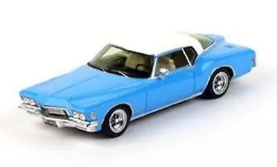 1:43 Truescale Buick Riviera 1971 Light Blue W/White Roof Tsm114333  Model • $114.55