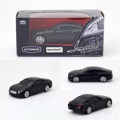 1:64 Bentley Continental GT Model Car Diecast Toy Cars Boys Toys For Kids Black • $9.18