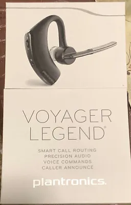 Plantronics Voyager Legend Bluetooth Headset W/ Voice Command Black .New Sealed • $69.99