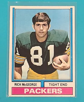 1974 Topps #188 Rich McGeorge Green Bay Packers FOOTBALL Card P8 • $2.99