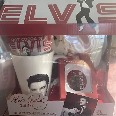 Elvis Presley Gift Set: Plate Mug Ornament Hot Cocoa • $40