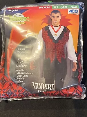 Rubie's Halloween Sensations Vampire Men's Costume Size XL 40-42 • $19.99