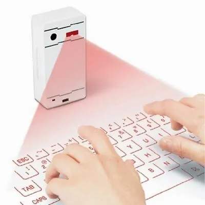 Bluetooth Laser Wireless Keyboard Portable Phone Tablet PC Virtual Projection • $53.93