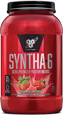 BSN SYNTHA-6 Ultra Premium Protein Blend Strawberry 1.32Kg 28 Servings • $101.48