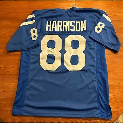 Marvin Harrison #88 Signed NFL Indianapolis Colts Jersey JSA Size XL • $249.99