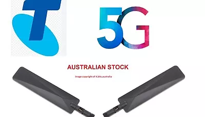 5G 22dBi DUAL ANTENNAS FOR TELSTRA NETGEAR NIGHTHAWK M6 PRO MOBILE MODEM TS9 • $74.99