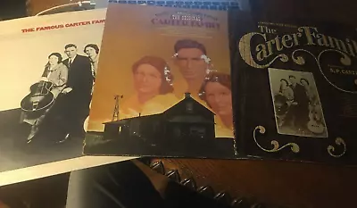 Lot Of 3 The Carter Family Lp's - Famous Cater FamilyOriginal Lonesome Pine • $24.99