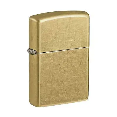 Zippo Pocket Lighter Street Brass Metal Construction Classic Windproof 48267 • $15.10